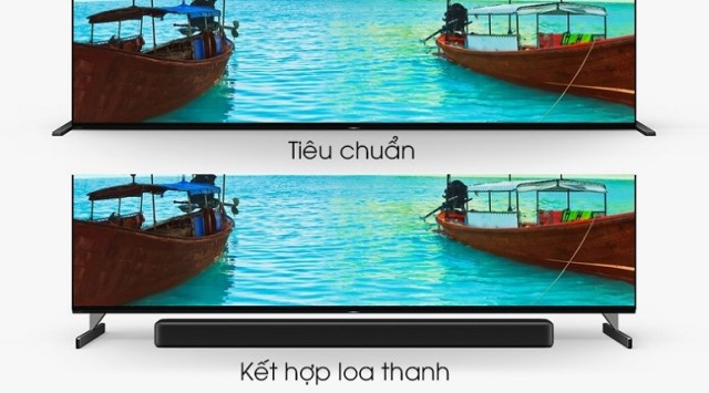 Android Tivi OLED Sony 55 inch 4K XR-55A90J thiết kế chân đế