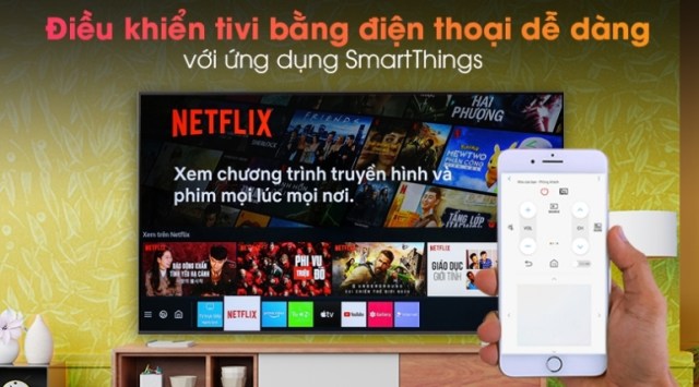 Smart Tivi Samsung 70 inch 4K UA70AU8100 hệ điều hành