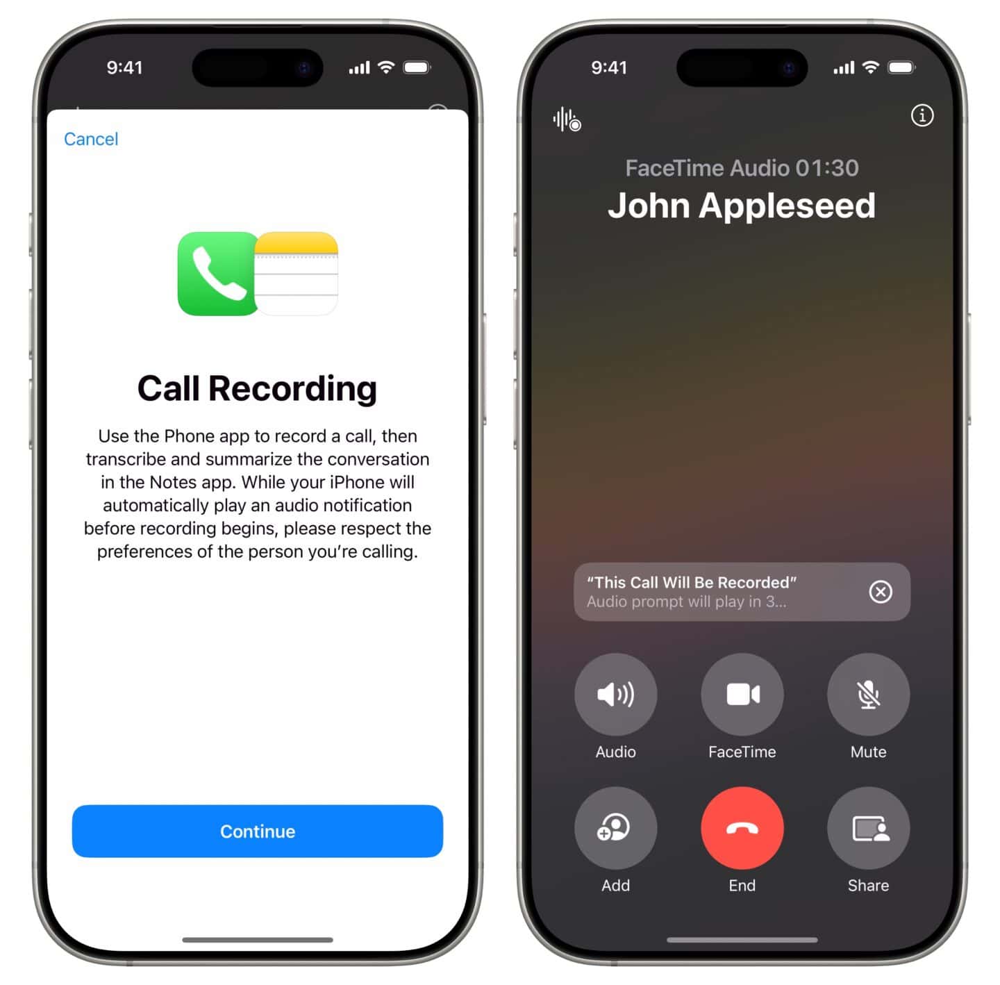 Call Recording on the iPhone