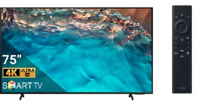 Smart Tivi Samsung 75 inch 4K UA75AU8000 màn hình lớn