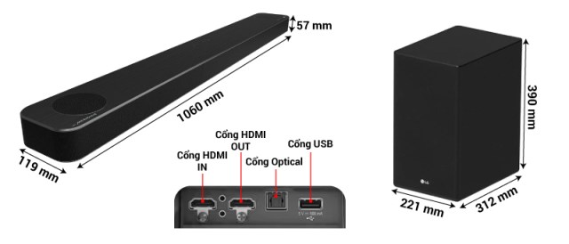 Loa thanh Soundbar LG SP8A