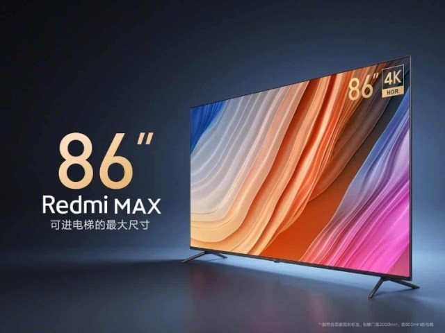 Smart Tivi Xiaomi Redmi Max 4K 86 inch thiết kế