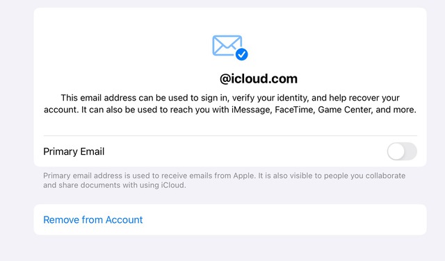 Apple đã cho thay đổi địa chỉ email của iCloud- Ảnh 1.