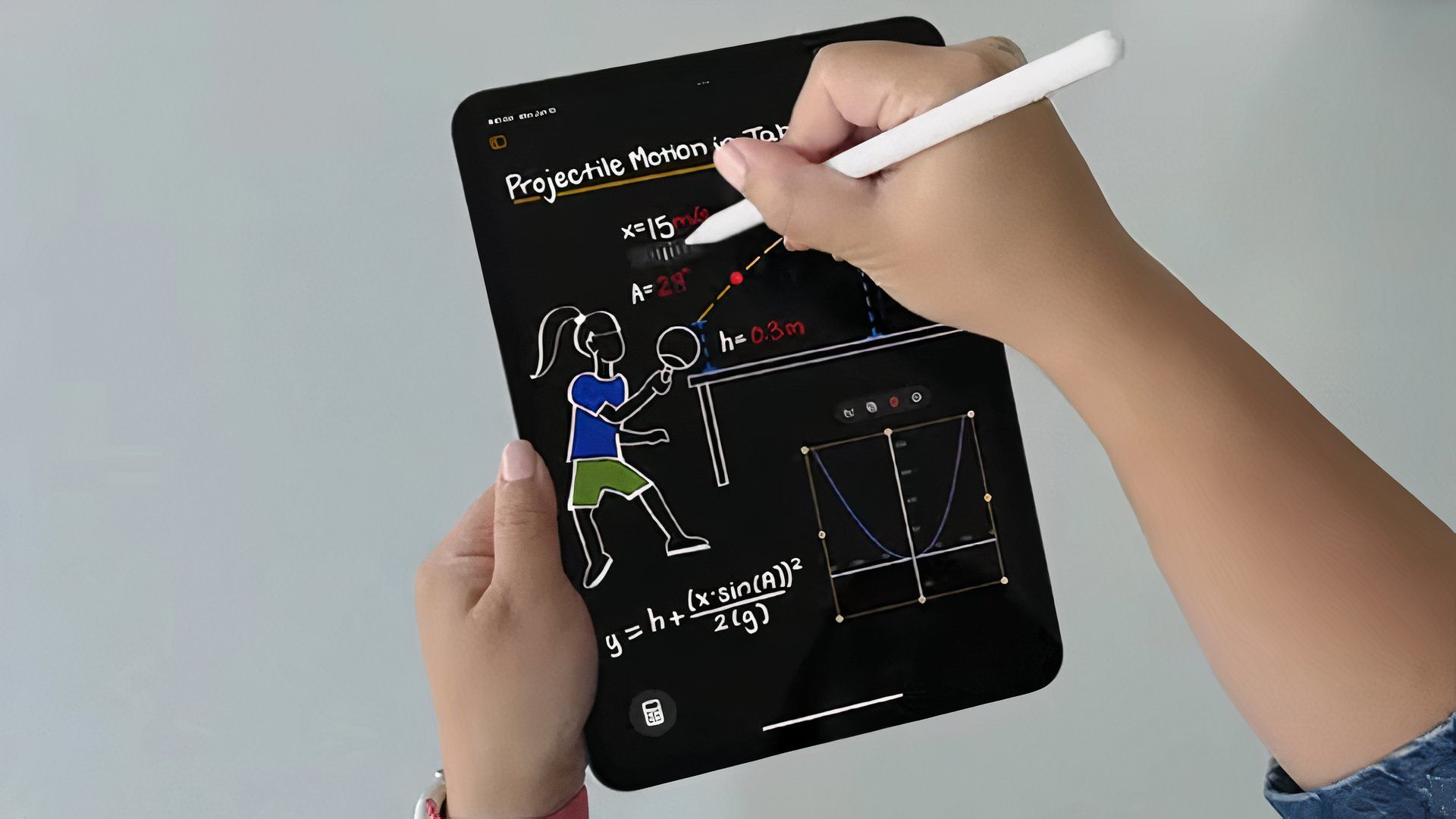 Math Notes in the iPadOS 18 Calculator app.