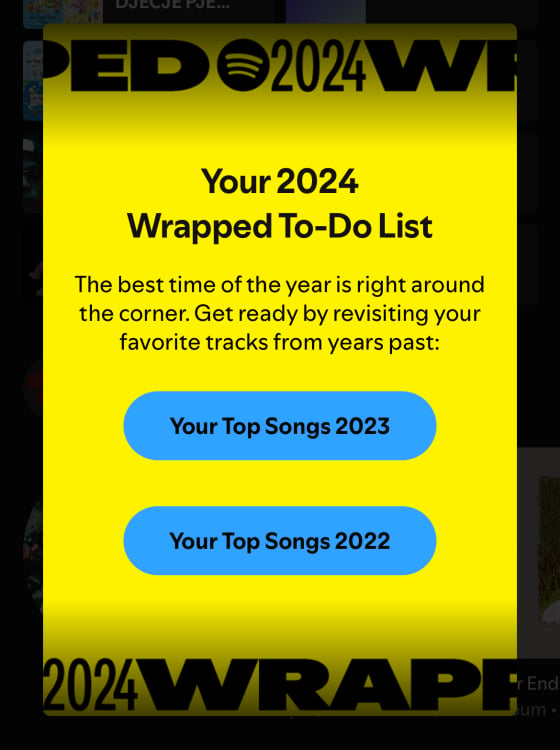 Đoạn giới thiệu về Spotify Wrapped