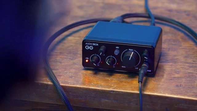 soundcard presonus audiobox go with thiết kế nhỏ gọn