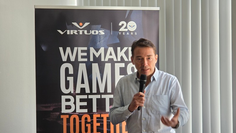 Virtuos CEO Gilles Langourieux at Gamescom 2024.