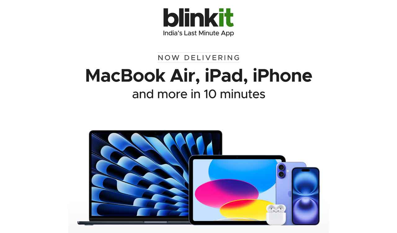 MacBook Air, iPad trong 10 phút? Blinkit hứa sẽ cung cấp