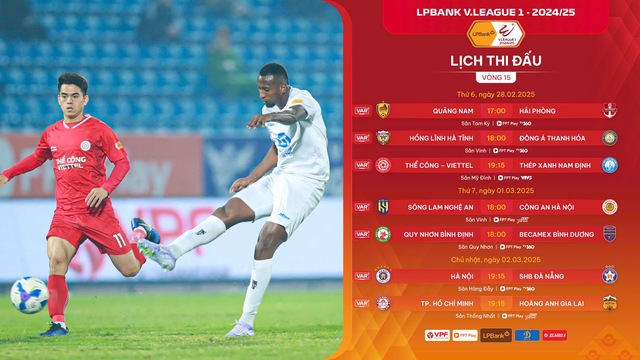 Lịch thi đấu v-league Hôm nay: hấp dẫn thể Công Viettel Đấu clb nam